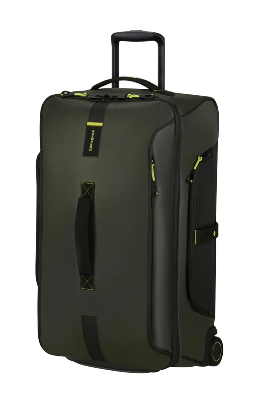 Samsonite Paradiver Light - Wheeled Duffle Bag (67 cm), Medium, Water-Repellent, Lightweight, 74.5L, Green (Jungle Green) - Image 1