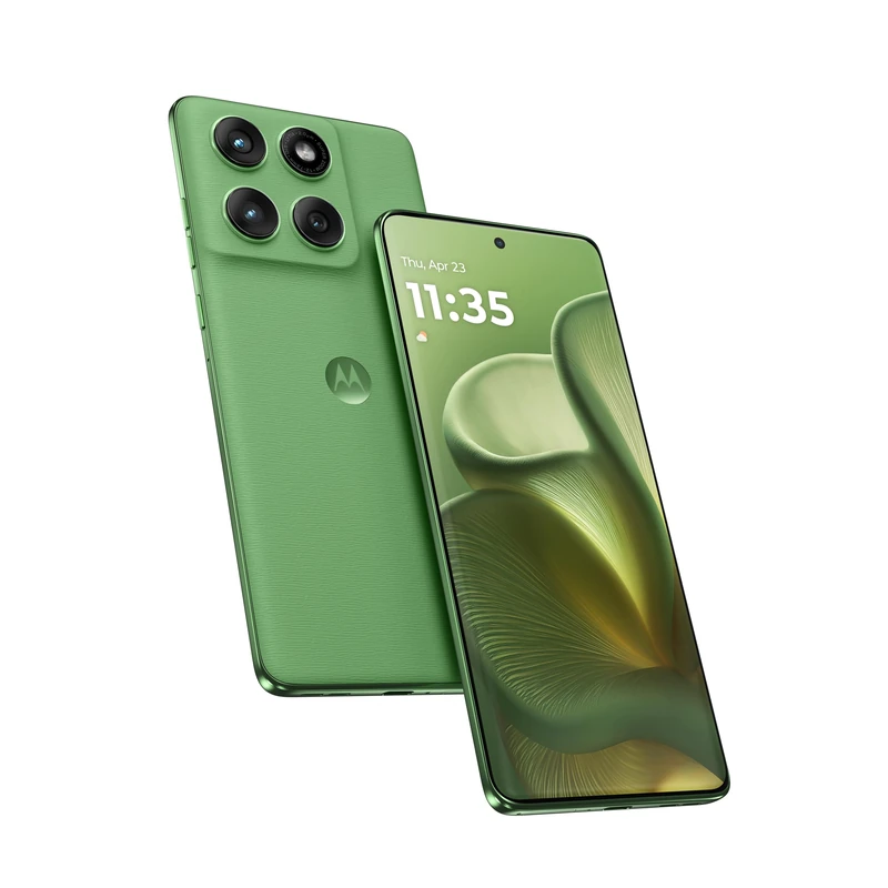 Motorola Edge 60 16GB (8GB+8GB RAM Boost)/512GB Shamrock, 6.67" Super HD Display with Four Curved Edges, 50MP Sony LYTIA 700C Camera, Moto ai, Military Durability, 5200 mAh Battery - Image 1