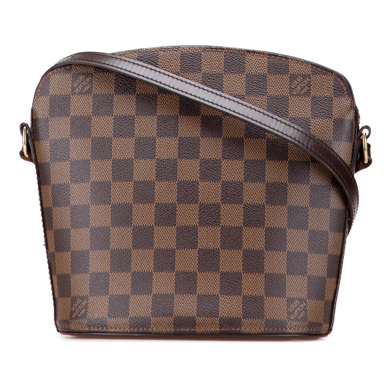 Louis Vuitton Pre-Loved Damier Ebene Drouot Crossbody Bag