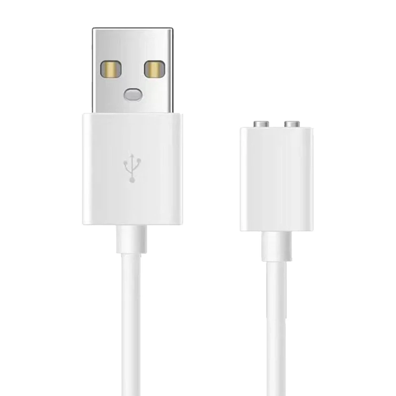 yimeizhiguang Magnetic USB Charger Cable, 7mm Dual Pin 0.8m Replacement Cord | Strong Magnet for Wireless Massagers, Smart Devices, Electric Toothbrushes | Safe & Universal Charging Solution
