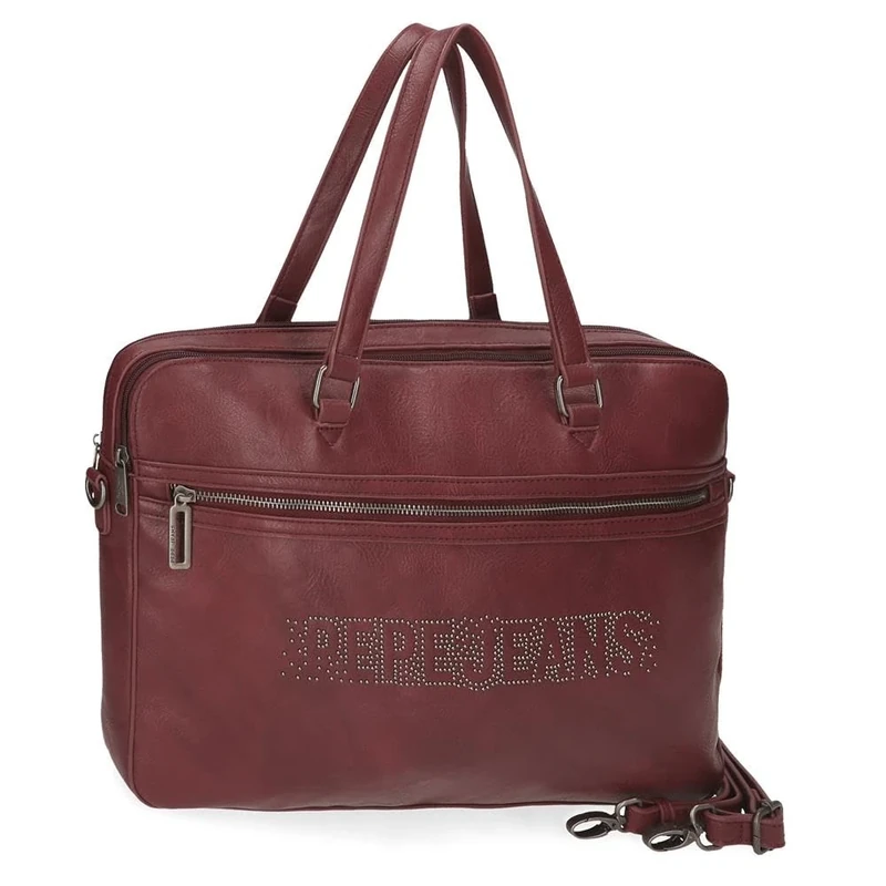 Pepe Jeans Bera Laptop Briefcase Purple 40x30x5cm Faux leather by Joumma Bags