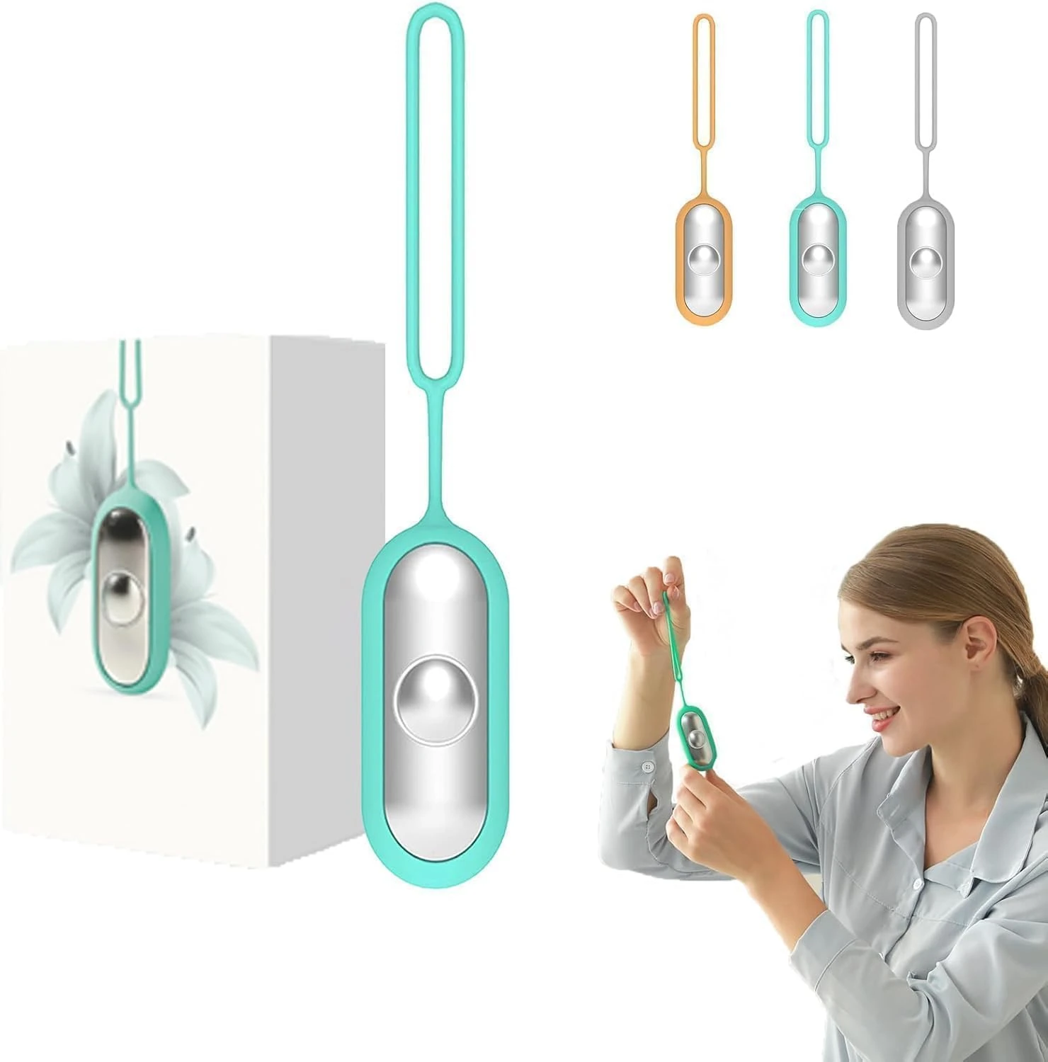 2025 New Calm Carry Anxiety Device, Calm Carry, Calm Carry, Calm Carry for Kids, Calm Carry, Sleep Aid for Adult, Micro-Current Sleeping Device for Insomnia (Blue)