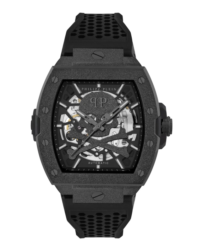 Philipp Plein Men's Analogue Automatic Watch The $Keleton Frosted