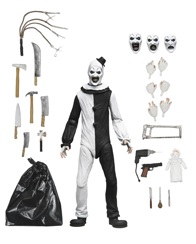 NECA Official - Terrifier - Ultimate Art the Clown 7" Scale Action Figure