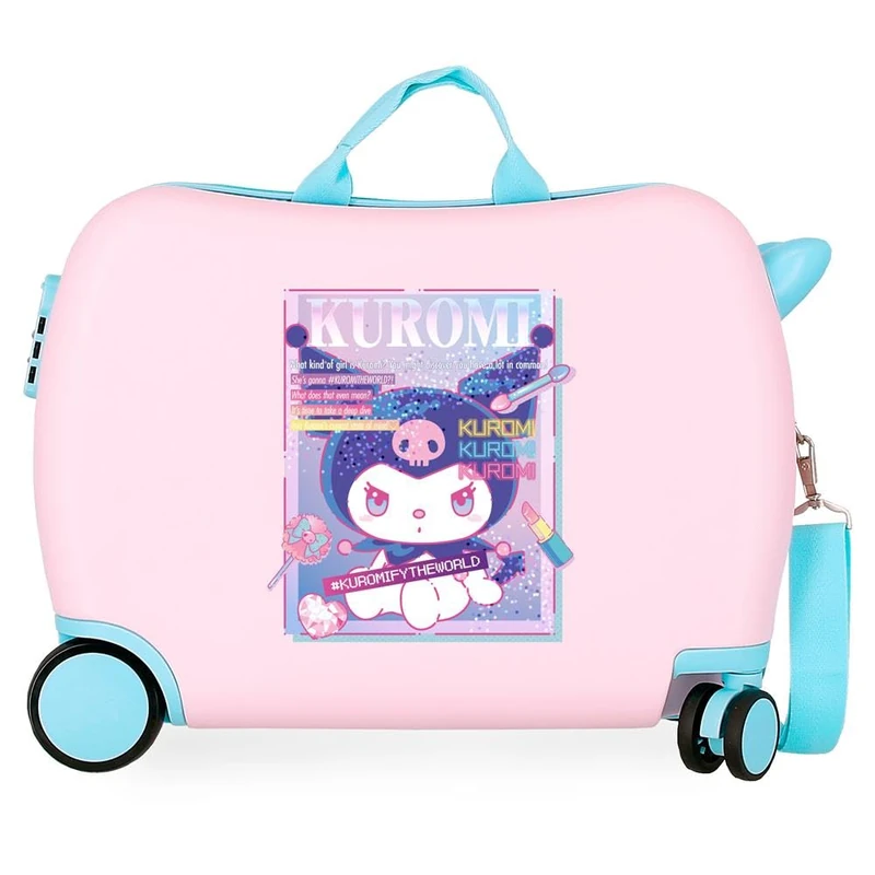 Sanrio Kuromi Current Mood Children's Suitcase Pink 50 x 38 x 20 cm Rigid 2.05 kg Combination Lock Side ABS 2.05 kg 34L Hand Luggage