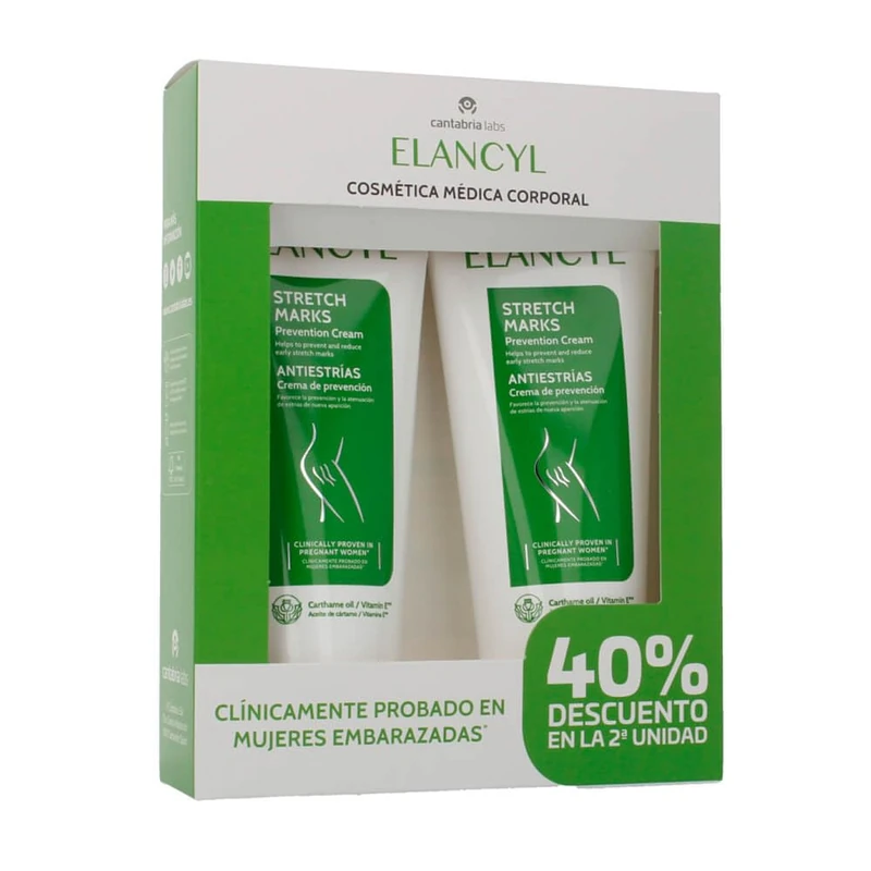 Elancyl Stretch Marks Antiestrã As Crema Prevenciã³N Pack 2 X 200 Ml
