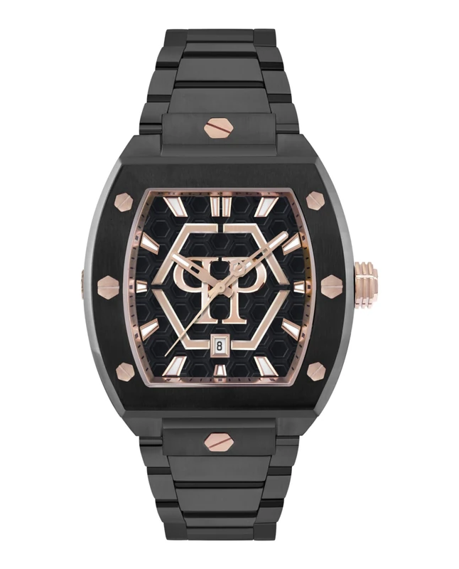 Philipp Plein Men's Analogue Quartz Watch Hexagon Phantom