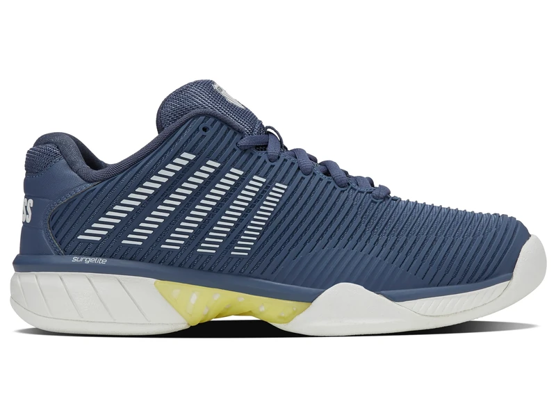 K-Swiss Mens Hypercourt Express 2 Carpet Tennis Shoe, Vintage Indigo Blanc De Blanc Luminary Green, 10 UK