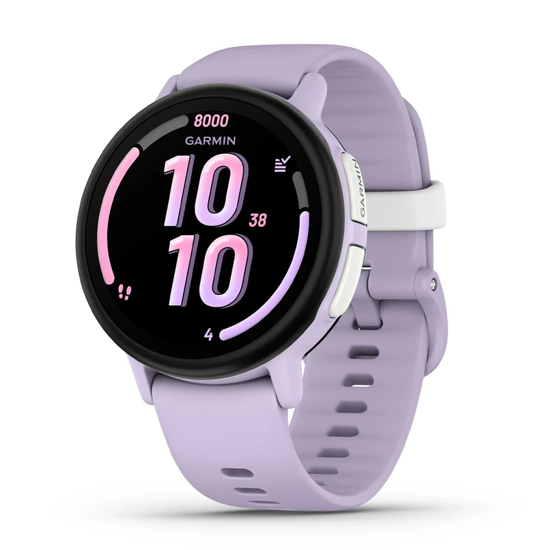 Garmin Bounce 2, LTE Smartwatch & Fitness Tracker for Kids, Two way calling, Text messages, Real time location tracking, Music, Swim-Friendly, Adjustable Watch Band, up to 2 days battery life, Purple