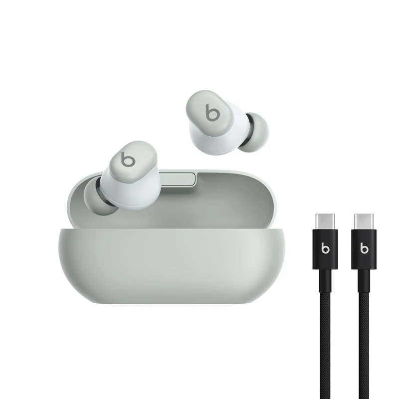 Beats Solo Buds - Storm Gray with USB-C Charging Cable (1.5m)