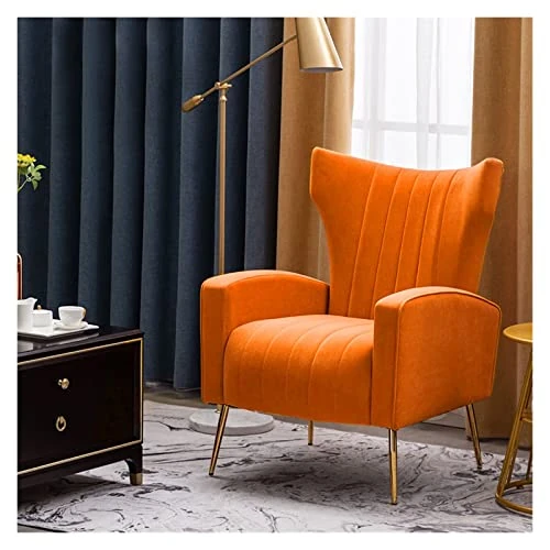 Modern Armchair - Nordic Single Sofa with Backrest for Living Room, Bright Lounge Chair for Balcony and Leisure, Cozy and Stylish Furniture Piece