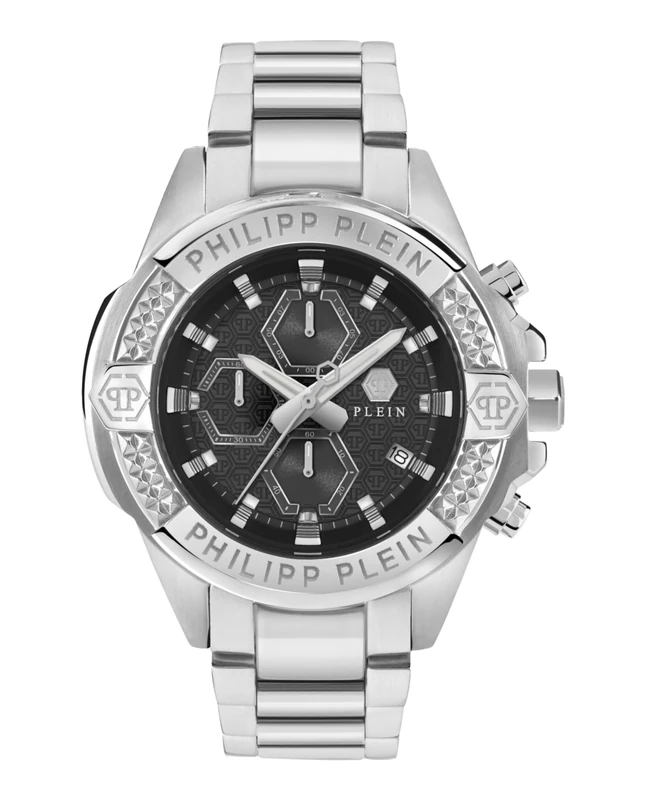 Philipp Plein Men's Chronograph Quarz Watch with Stainless Steel Strap PWWFA0425