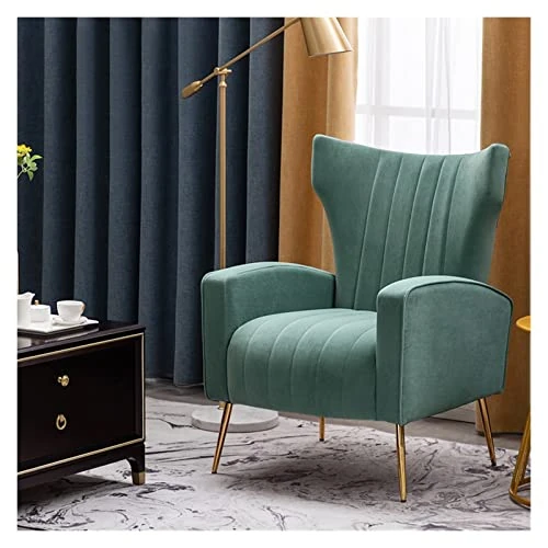 Nordic Lightweight Single Sofa Chair, Modern Design with Backrest for Living Room and Balcony, Cozy Lounge Seating for Home Decor