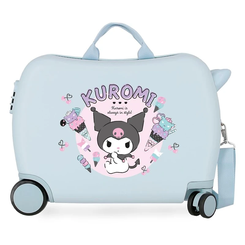 Sanrio Kuromi Always in Style Children's Suitcase Blue 50 x 38 x 20 cm Rigid 2.05 kg Combination Lock Side ABS 2.05 kg 34L Hand Luggage