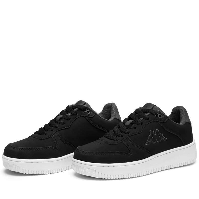 Kappa Men's Logo MASERTA 4 Athletic Shoes, Black-Grey Dk, 5 UK