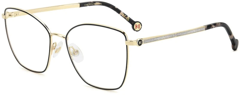 GAFAS CAROLINA HERRERA - Modelo: HER 0264_ C: MATTE BLACK GOLD/Eye size: 55 - Bridge size: 17