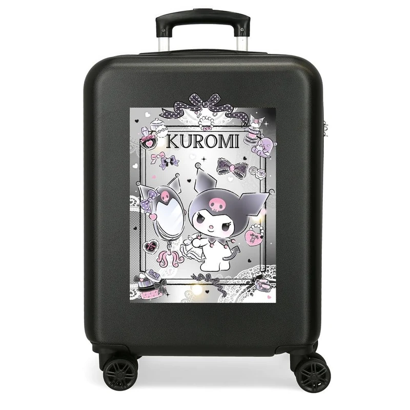 Sanrio Kuromi Dream Closer Cabin Suitcase Black 38 x 55 x 20 cm Rigid 2 kg Combination Lock Side ABS 2 kg 35L Hand Luggage