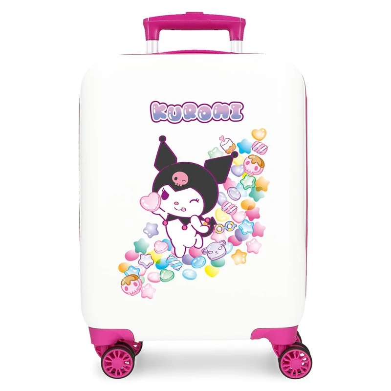 Sanrio Kuromi Candies Cabin Suitcase White 33 x 50 x 20 cm Rigid 2 kg ABS 2 kg 28.4L Hand Luggage
