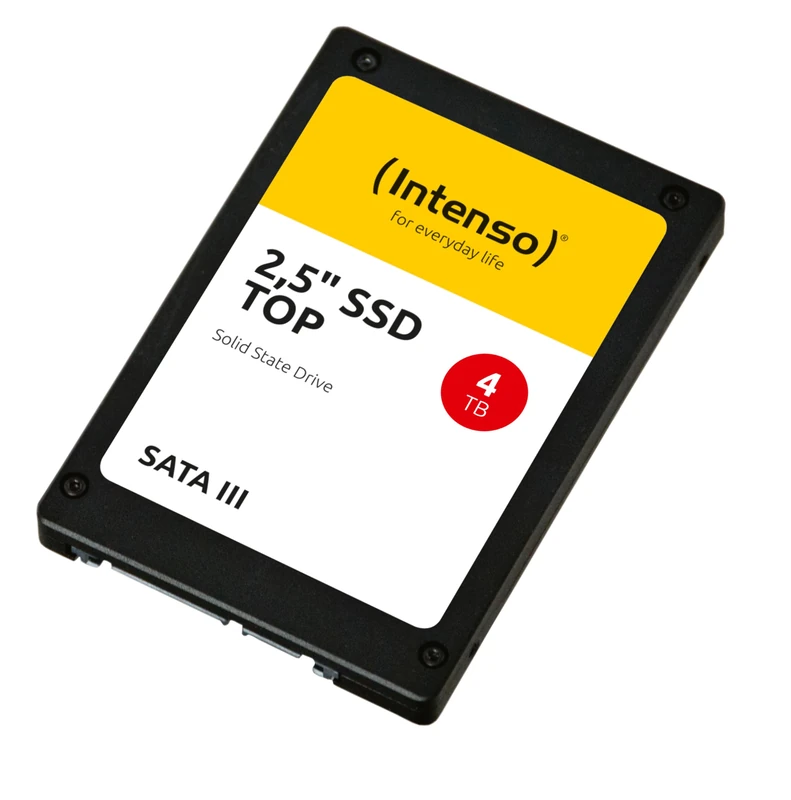 Intenso Amazon.de Internal 2.5 Inch SSD SATA III Top, 4 TB, 550 MB/s, Black: Computers & Accessories