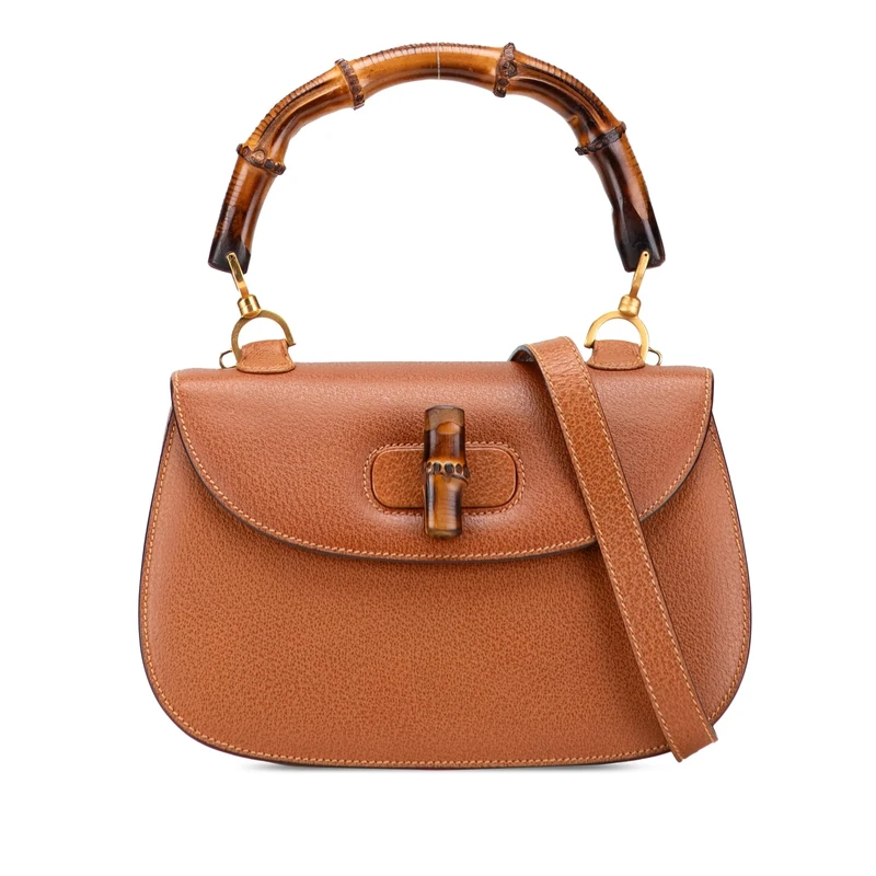 Gucci Pre-Loved Calfskin Bamboo Night