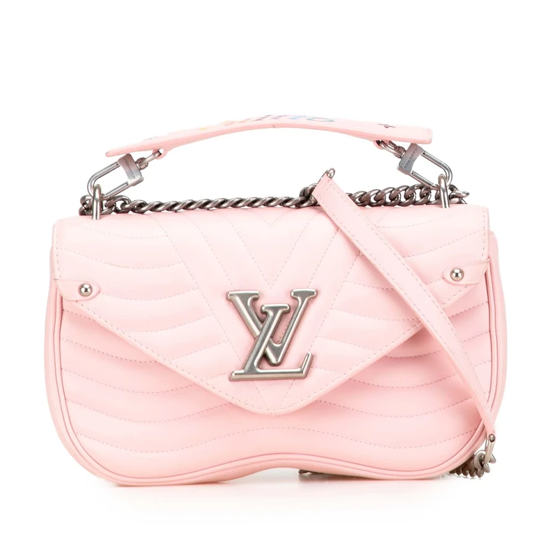 Louis Vuitton Pre-Loved New Wave Chain Bag MM Satchel