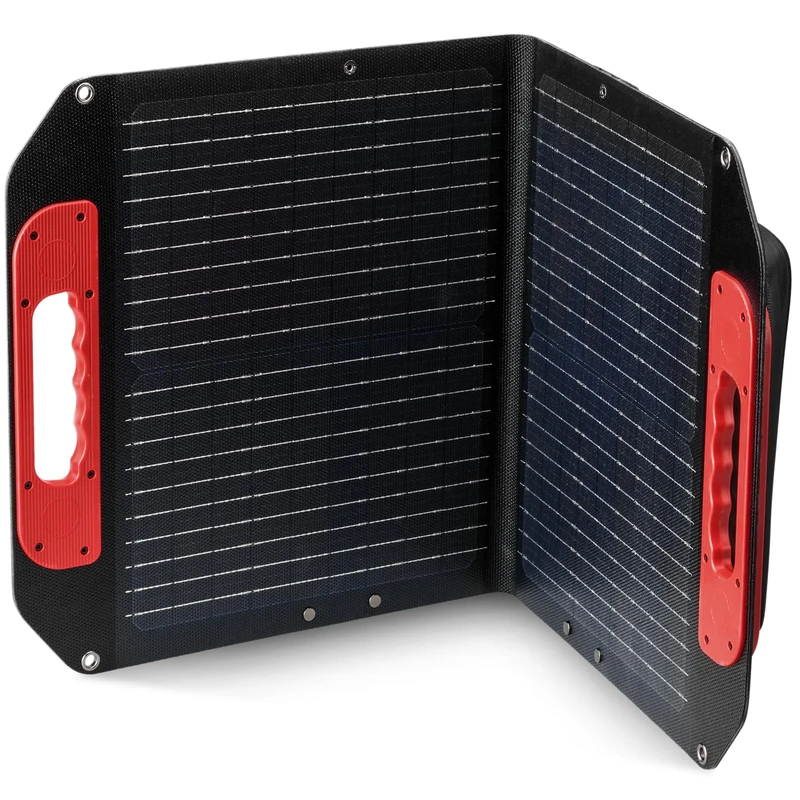 Original Einhell Solar Panel 40W Portable Solar Panel 40W Foldable Camping & Outdoor Accessories for Einhell Battery Power Station Includes 1x XT60 and 1x USB-C Cable