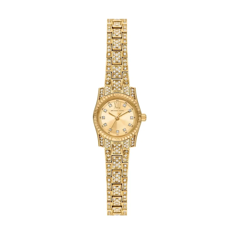 Michael Kors Lexington Women's 19MM Gold-Tone Stainless Steel Watch, MK4980