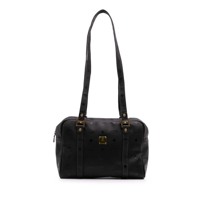 MCM Pre-Loved Visetos Nylon Shoulder Bag