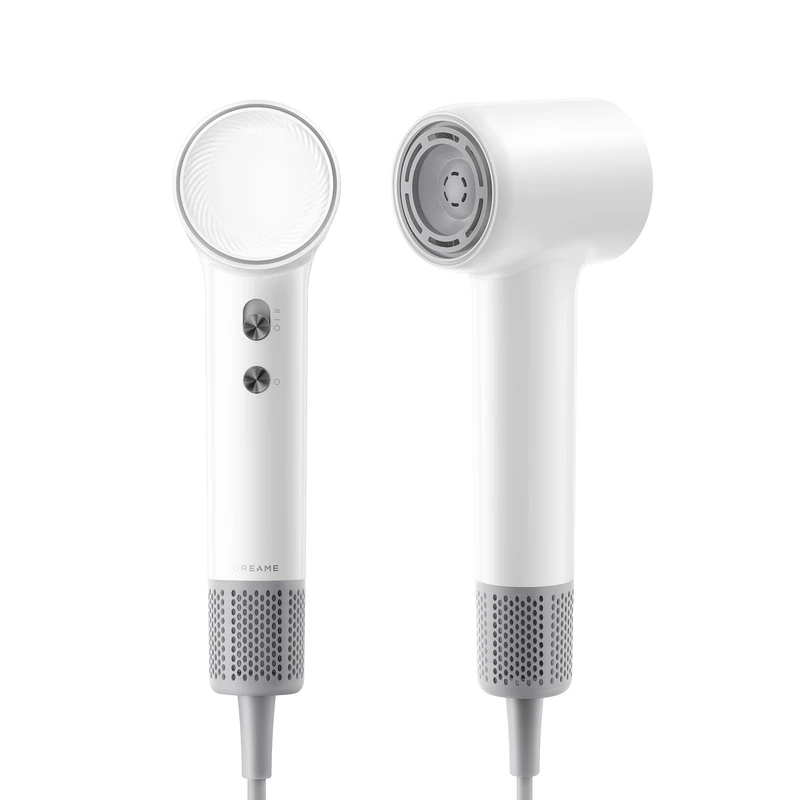 DREAME Mini High-Speed Hairdryer, 270g Lightweight, Fast Drying, Customizable Modes, 100,000RPM Motor, NTC Temperature Control, Negative Ion Cares, 5 Cutomizable Modes, Kid's Mode
