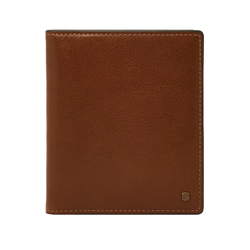 Fossil Men's Brown Leather Wallet, MLG0800212