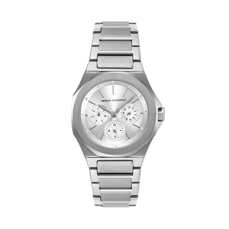 Armani Exchange Women's 36MM Silver-Tone Stainless Steel Watch, AX4622