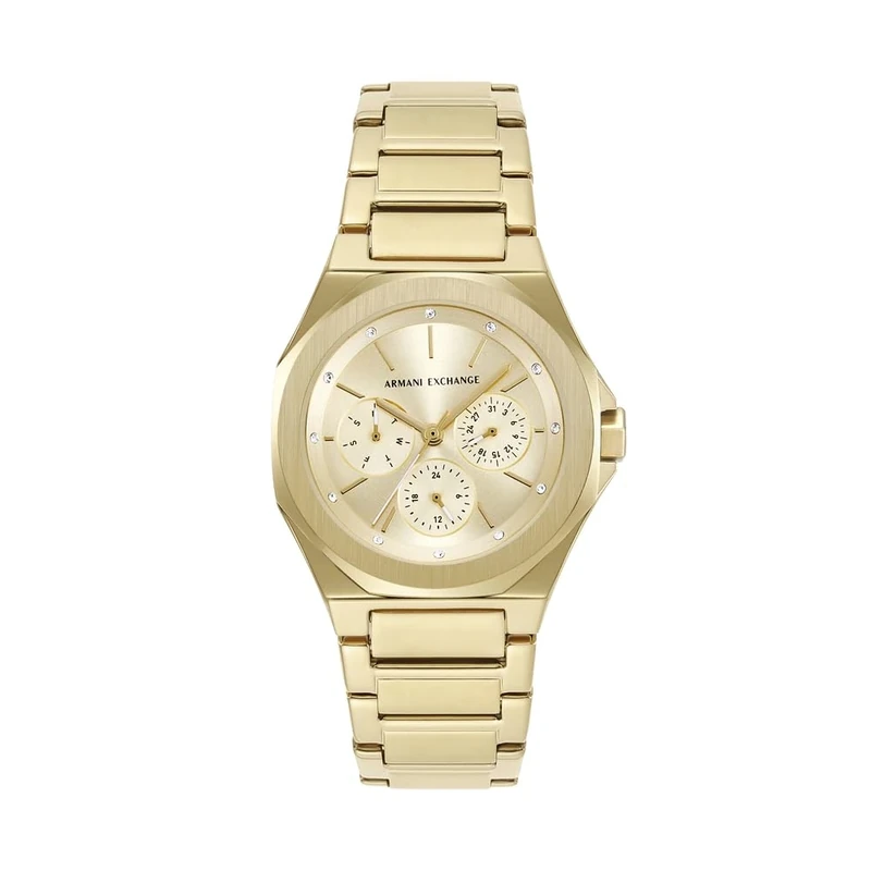 Armani Exchange Women's 36MM Gold-Tone Stainless Steel Watch, AX4624