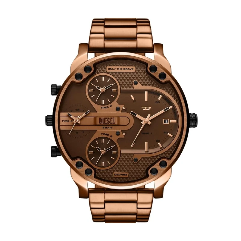 Diesel Mr. Daddy Slim Men's 54MM Brown Stainless Steel Watch, DZ7493