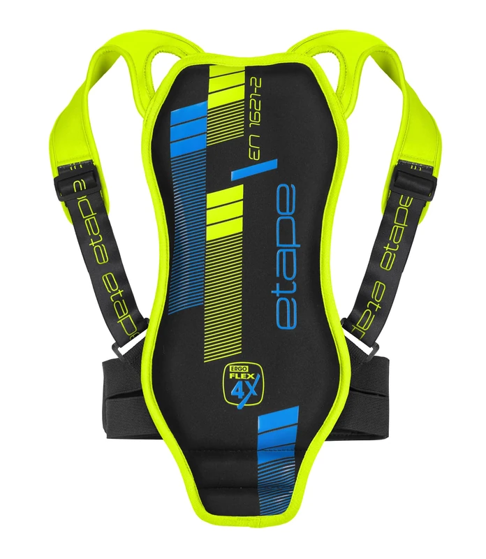 Etape Backbone Protection Gear, Black/Lime, 128-146 cm - Image 1