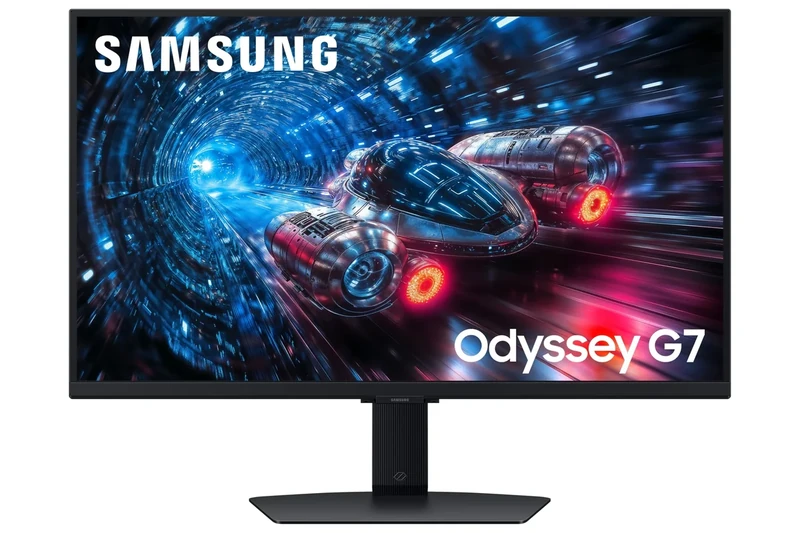 Samsung Odyssey Gaming G7 LS27FG702EUXXU 27" 4K UHD Max 360Hz IPS Gaming Monitor - 3840x2160, HDMI 2.1, 360Hz FHD/180Hz 4K, 1ms, HDR10 USB, Displayport, Height Adjust