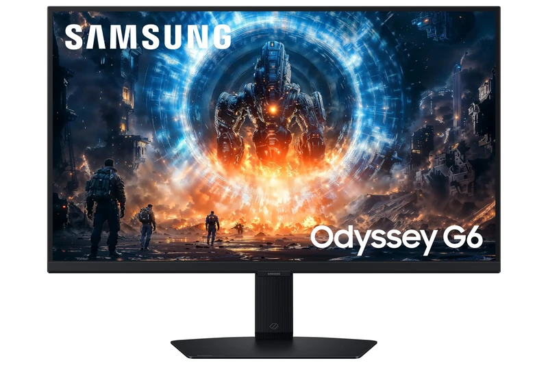 Samsung Odyssey Gaming G6 LS27FG606EUXXU 27" QHD 1ms 350Hz Gaming Monitor - 2560x1440, HDMI 2.1, Displayport, VESA DisplayHDR 400, Height Adjust