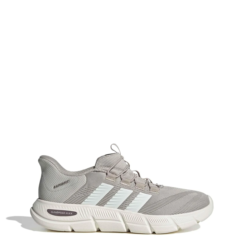 adidas Men's Cloudfoam Flex Laces Shoes, Wonder Beige/Off White/Wonder Alumina, 7.5 UK