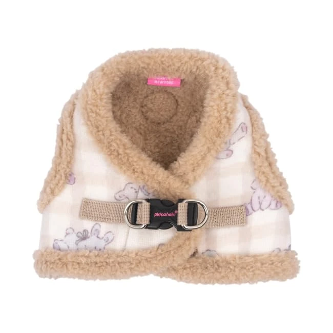 BRONWEN VEST HARNESS Beige M Dog harness