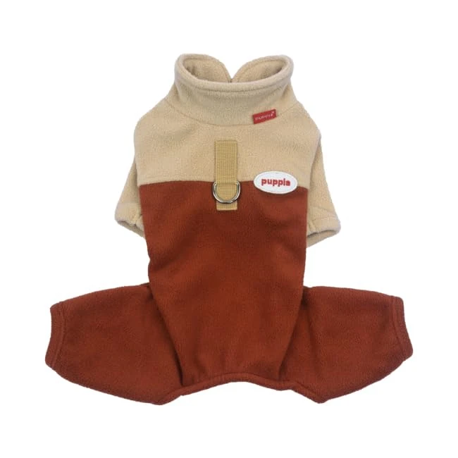 Alpine Fleece Suit Beige M Dog coat