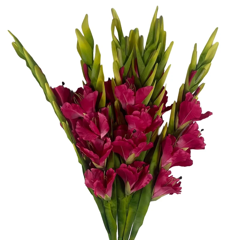 Leaf Design Large Artificial Gladioli Stems