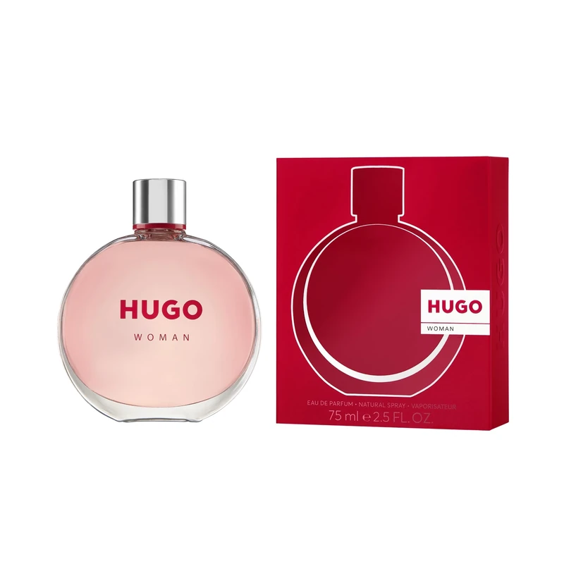 HUGO Woman Eau de Parfum – Floral Perfume for Women – With Boysenberry, Black Tea & Amber – Long-Lasting Fragrance - 75ml