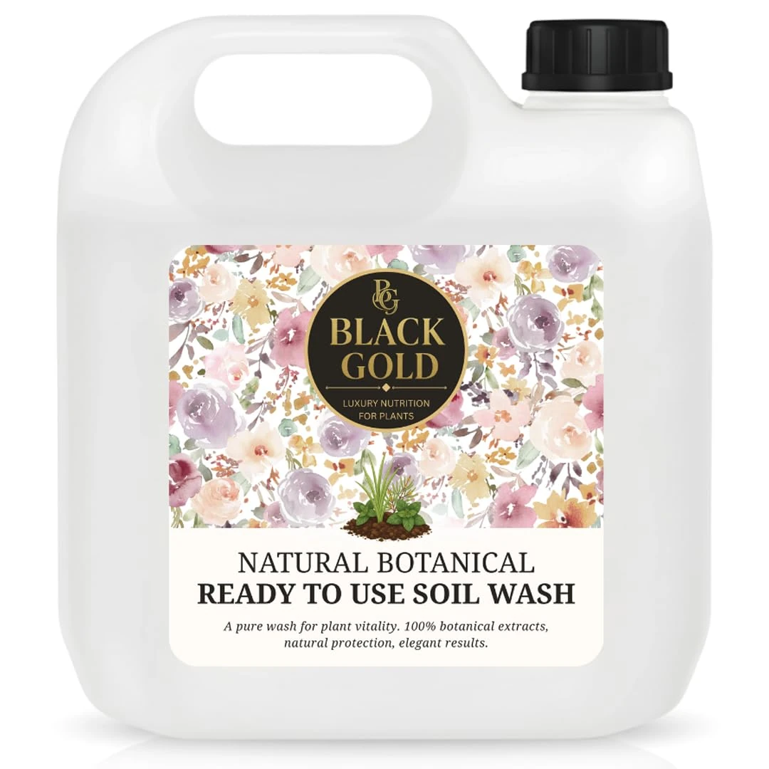 Black Gold Soil Wash – Fungus Gnat Treatment for Houseplants (Ready to Use) – Soil Drench Targets Larvae & Breaks Life Cycle – Safe for Indoor Plants & Pots – No Mix, Low Odour, Fast Action (5 Litre)