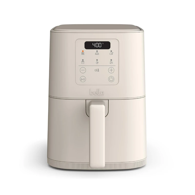 Bella Slim 4.0 QT Air Fryer, Oatmilk - Image 1