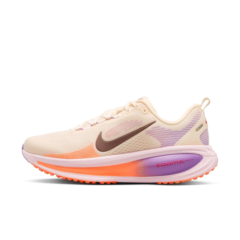 Nike Women's Vomero 18 Road Running Shoes, Chalk/Tattoo/Pink Fo, 7