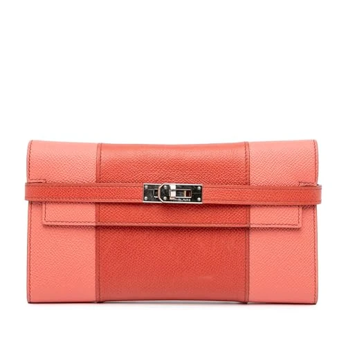 Hermès Pre-Loved Epsom Flag Kelly Longue Wallet
