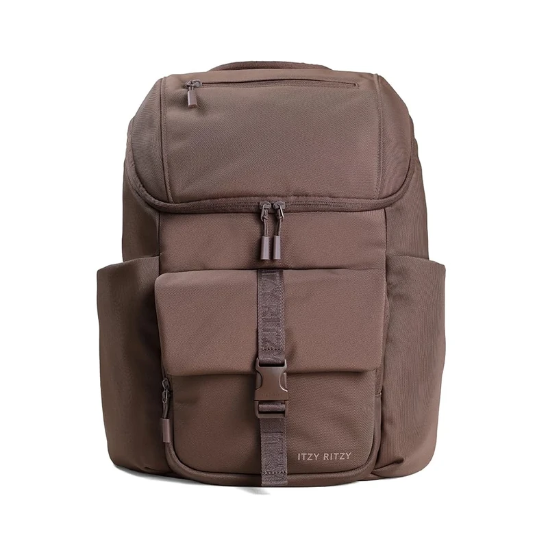 Itzy Ritzy Bucket Backpack, Chocolate, Large - Image 1