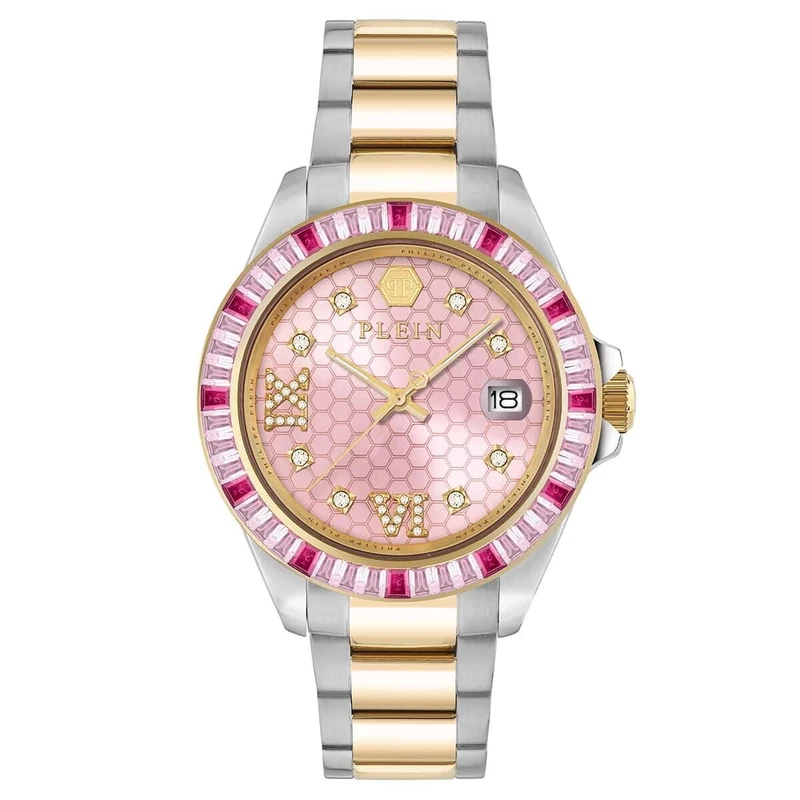 Philipp Plein Women's Analogue Quarz Watch with Stainless Steel Strap PW2FA0325