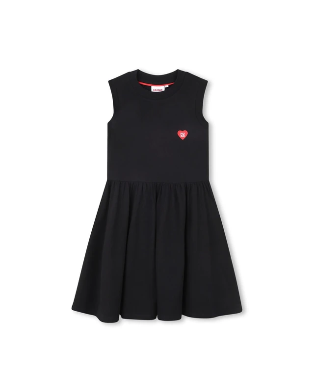 HUGO Dress Girl's, Black, 5 Years