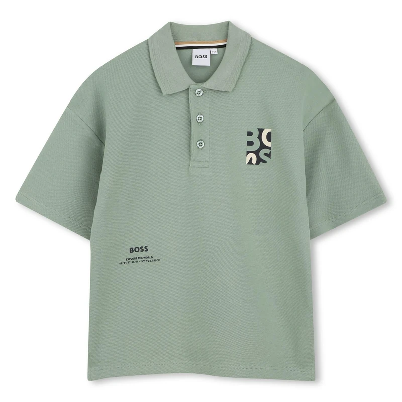 BOSS Polo Shirt Boy's, Green, 8 Years