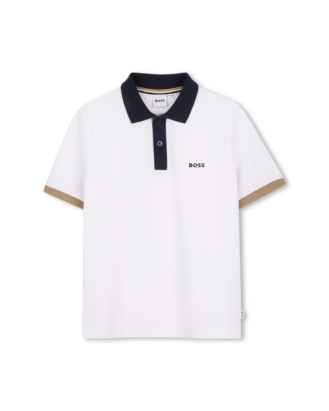 BOSS Polo Shirt Boy's, White, 14 Years
